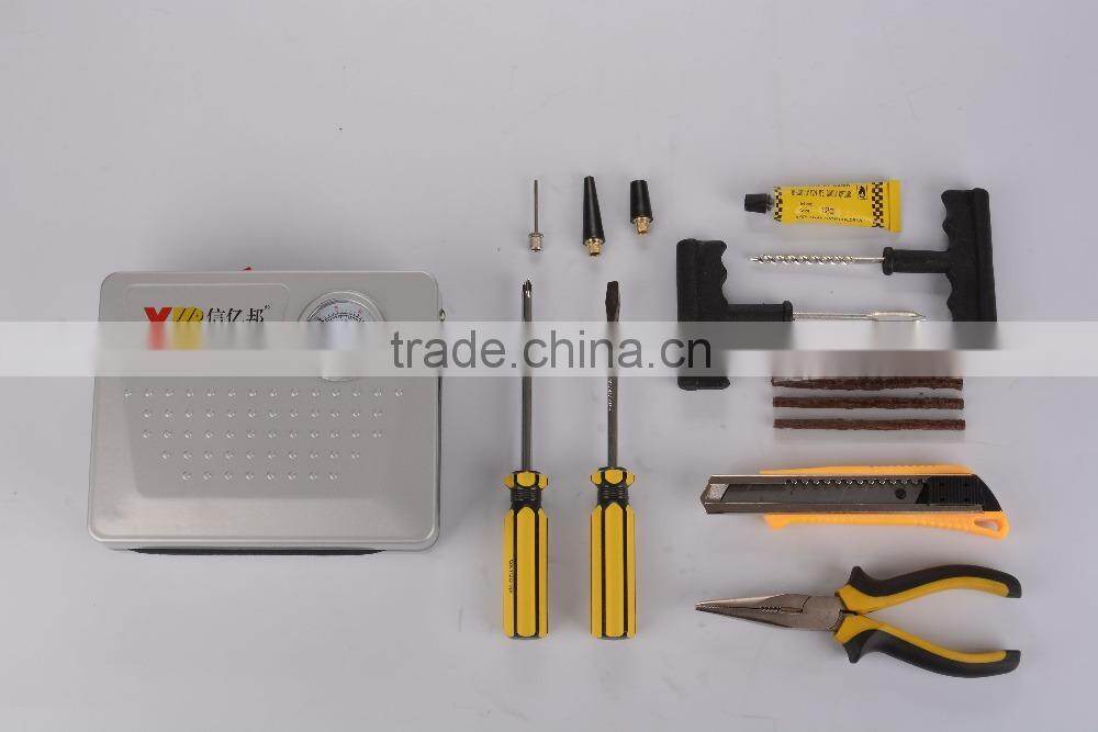 portable car air compressor and hand tool sets
