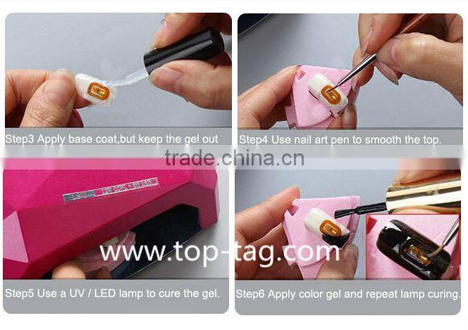 Micro RFID LED Flashing NFC Nail Tag / Sticker