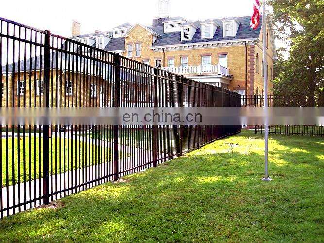 high quality smooth top steel fencing