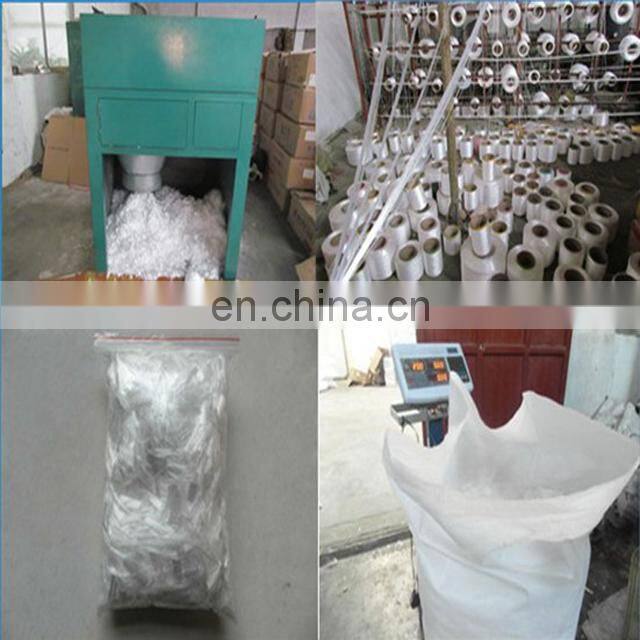 100% virgin high tenacity raw white pp fiber for concrete