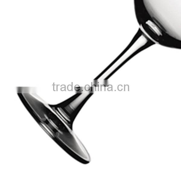 Handmade mouth blown high quality wholesale transparent glass wine bottle