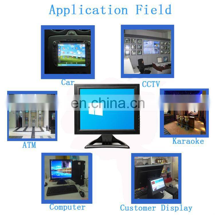 Computer Av Input 15 Inch 4:3 Touch Screen Pc 1024*768 Lcd Car Monitor