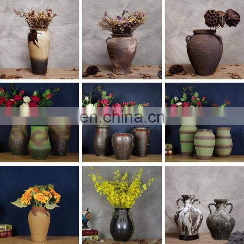 Antique pottery vintage home decoration table home use ceramics vase