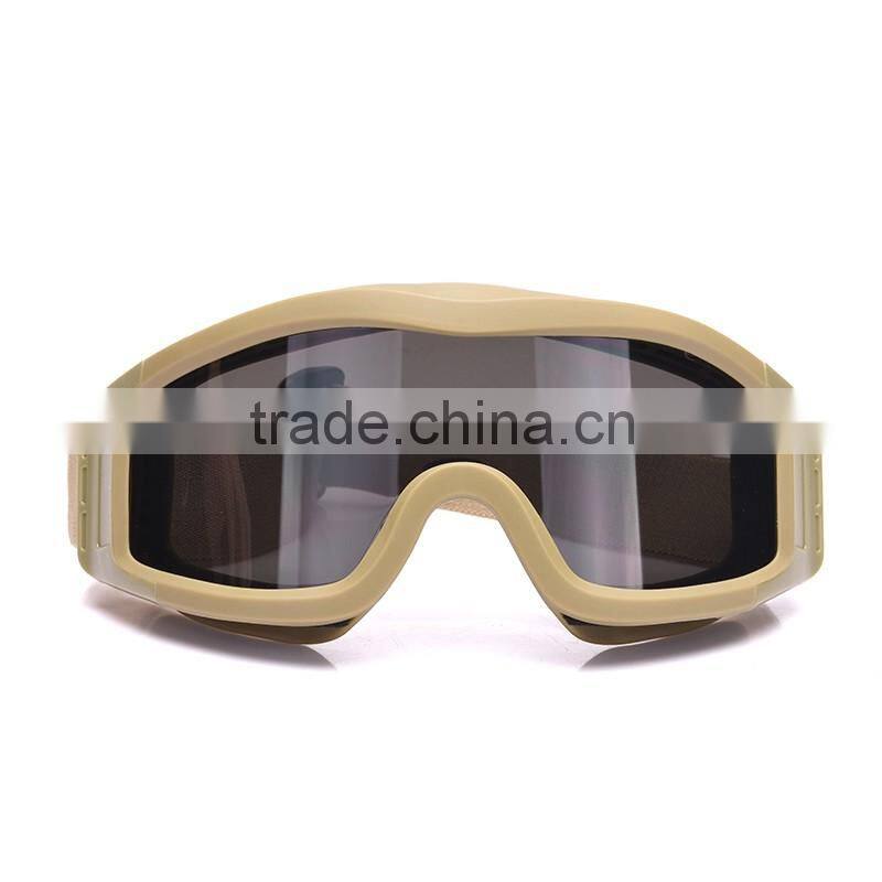 High Impact Interchangeable Lens Airsoft Balistic Protective Outdoor Hunting Goggles