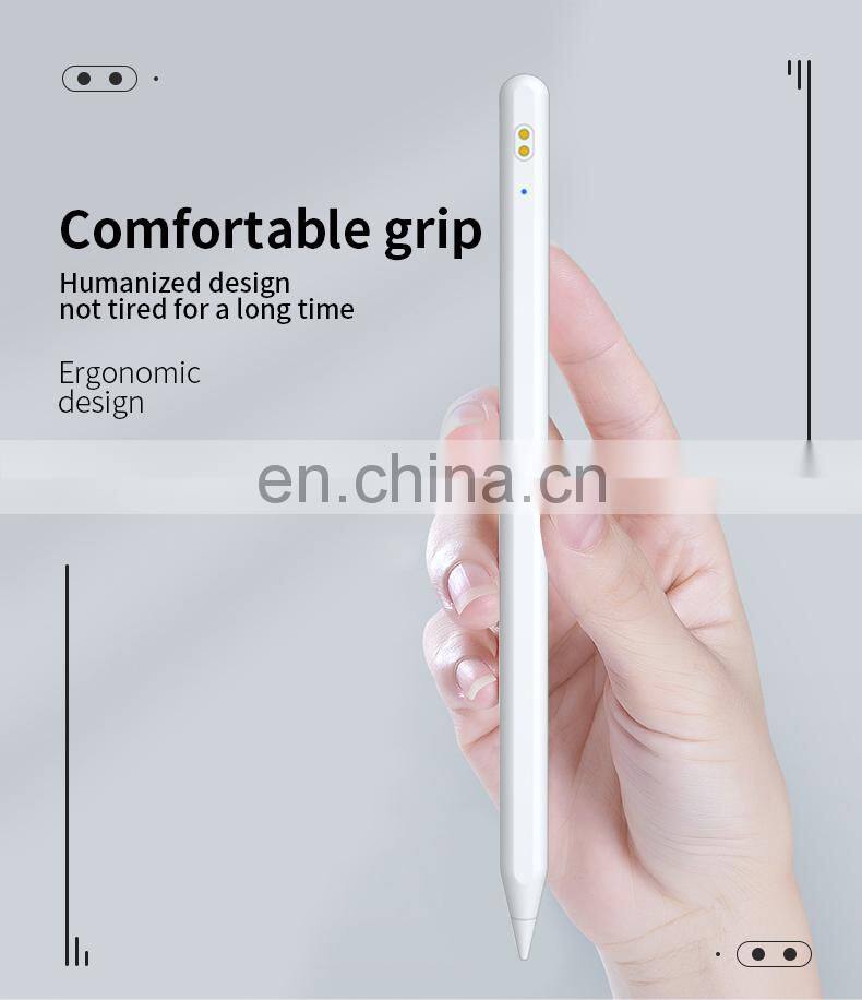 Active tablet stylus pen capacitive for iPad with Tilt Sensitive Magnetic suction charging Compatible with 2018 and later model