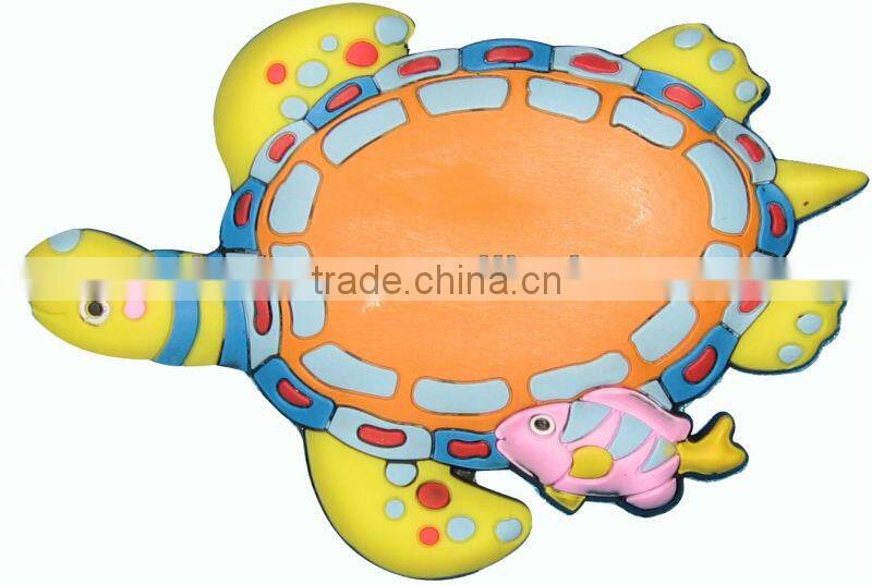 2013 new design and hot sale pvc turtle fridge magnet