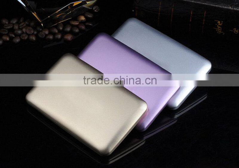 2015 cheapest colorful ABS power bank sloar 5200mah for iphone