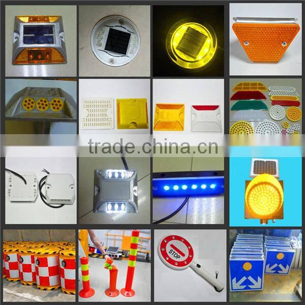 Hot sale aluminum LED solar triangle traffic warning sign board