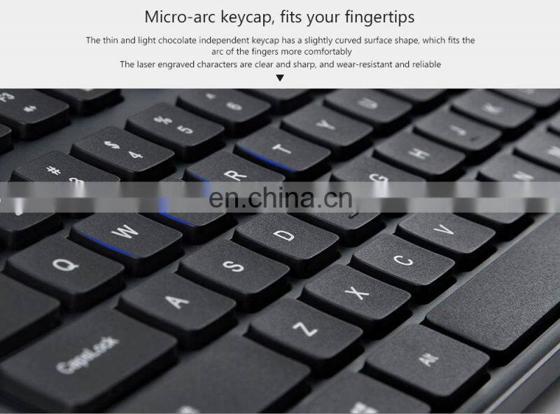 Originalixiao mi RF 2.4GHz Wireless Office Keyboard Mouse Set 104 Keys PC Mac Compatible Portable Keyboard