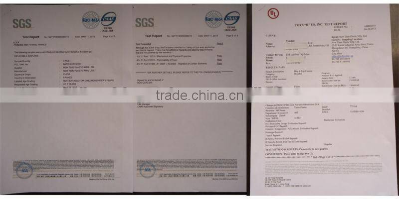 EN71 standard pvc helium blimp