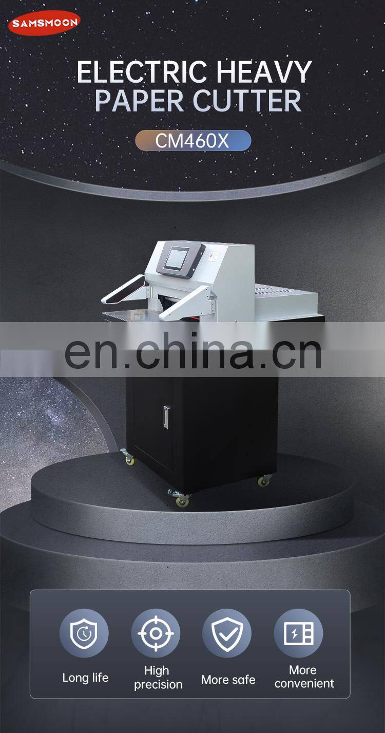 CM460X Samsmoon Office Using Electric Control A3 Paper Cutter Cutting Machine Automatic