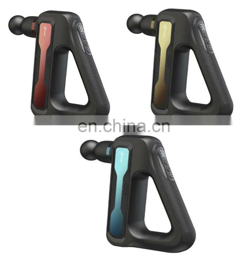 Mini Percussive Therapy Deep Tissue Muscle Treatment Triangle Massage Gun For Athlete