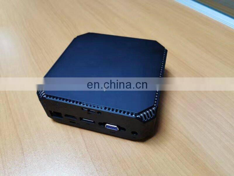 Gaming mini PC Win10 Pro Intel Core Celeron 3867U Quad Core 8 Threads DDR4 Mini Desktop Computer 4K DP HD WIFI