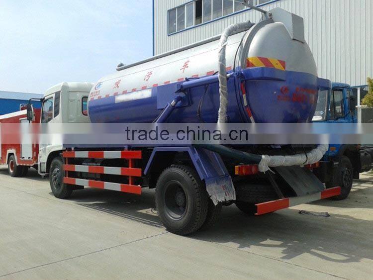 2015 Euro IV 6m3 sewer cleaning vehicle, dongfeng suction truck