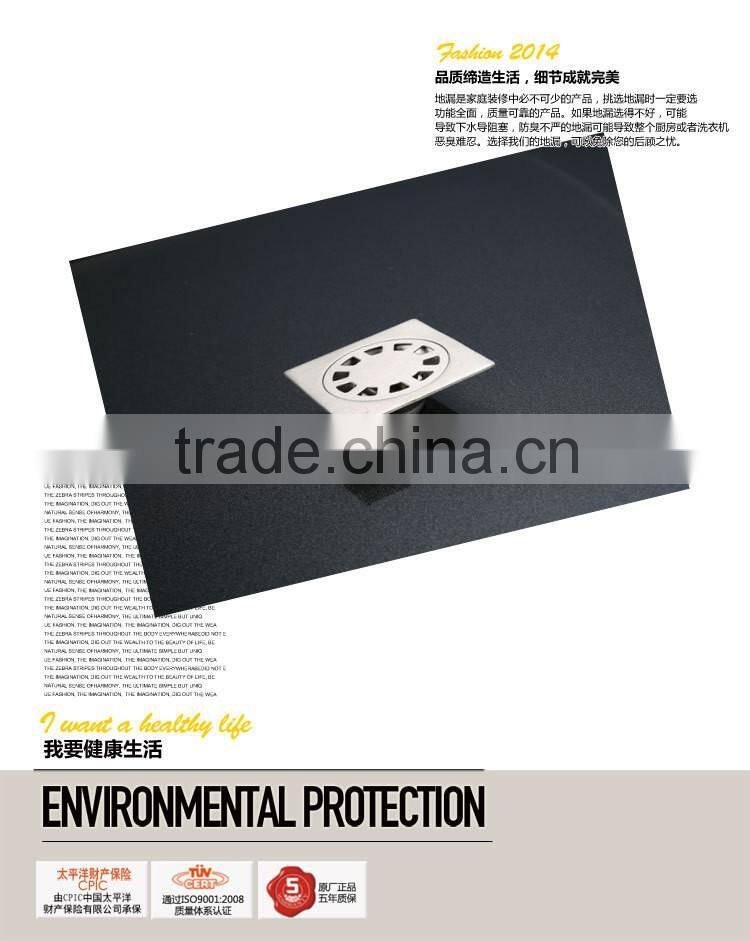 Fashional bathroom stainless steel floor drainer with plastic smell prevention Drainer accessories