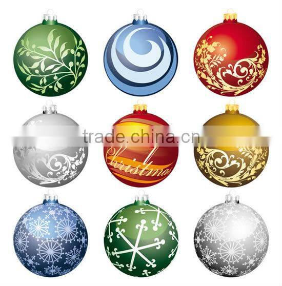 Plastic Christmas Ball Ornaments