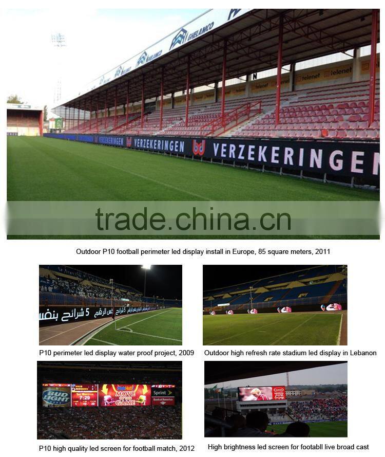 Cheap price p16 led billboard for sports with large quantity in stock