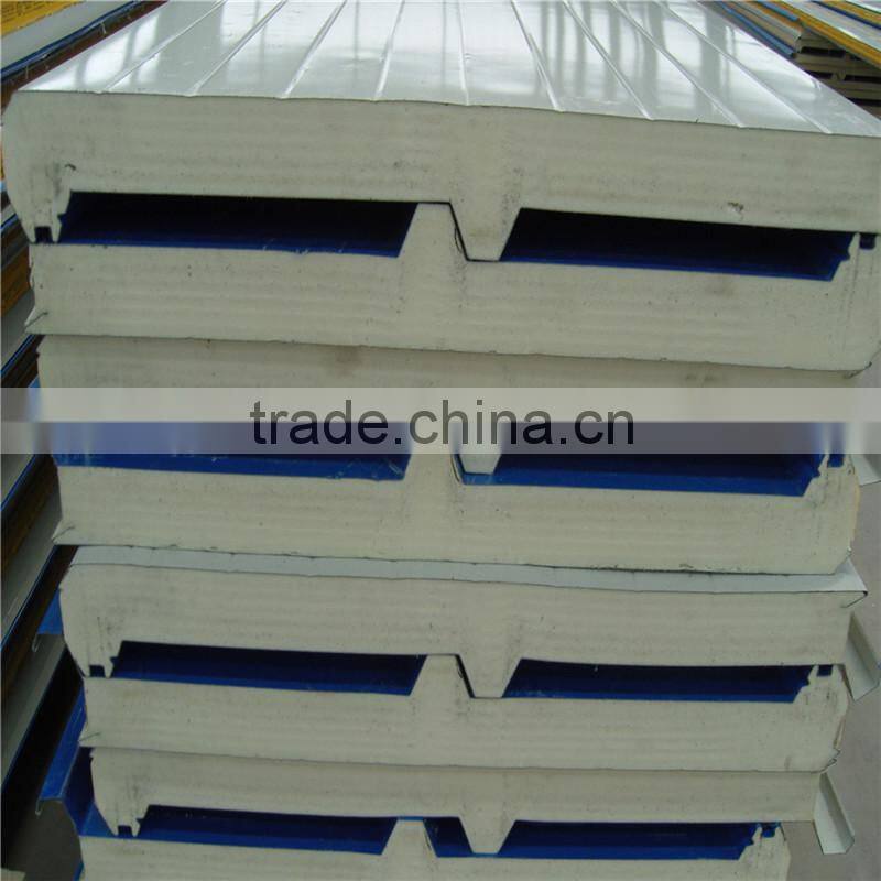 European Standard Tianjin 30mm thick roof Pu Polyurethane Sandwich Panel