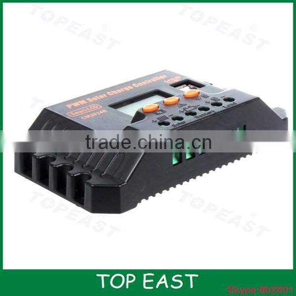 12v 24v PWM Solar Charger Controller 25A Solar Controller-solar panel controller solar energy controller with high quality