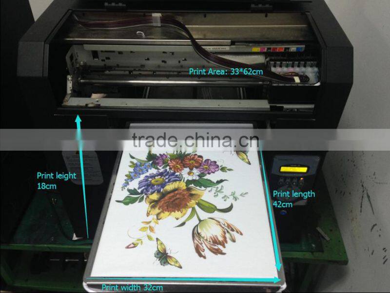 Digital Flatbed Direct jet A3 Size T Shirt Printer