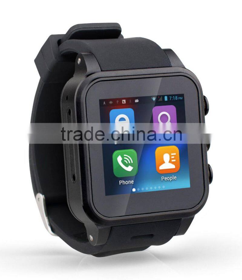 Top Android Smart watch phone with 3G WIFI GPS in 2015 smart watch 2015
