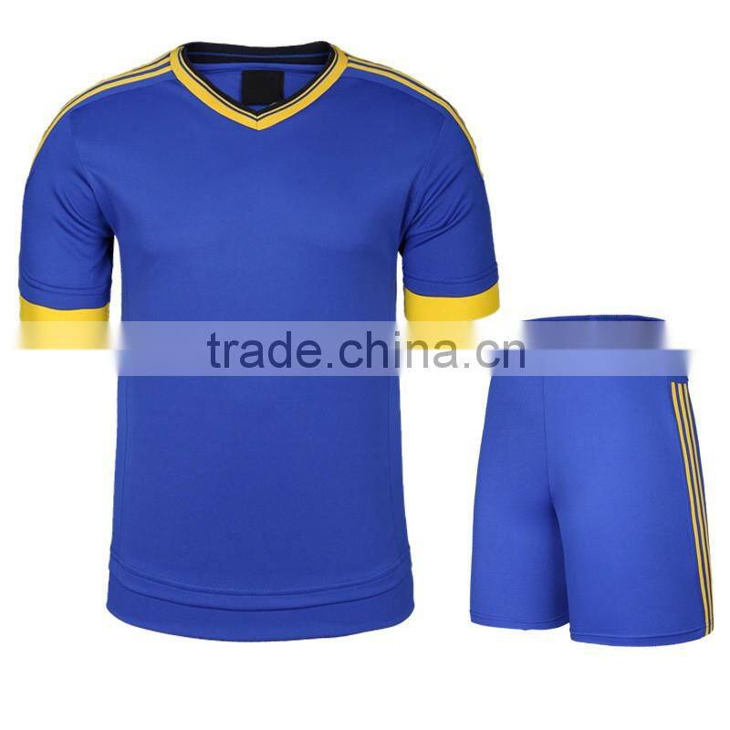2016 new arrivel hotsale factory price sportswear new design france soccer jersey