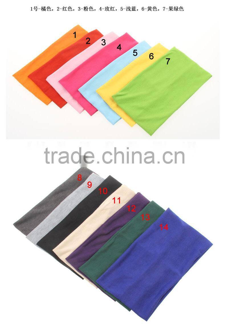 Fashion Lady Vogue Solid Candy Color Hair Band