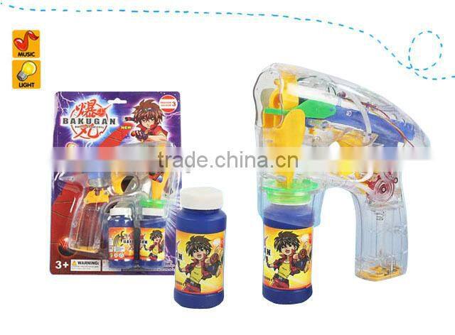 Music soap bubble water gun bubble