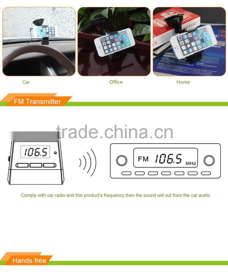 High Quality Car Holder With Charging Plus BT Handsfree And External Speaker