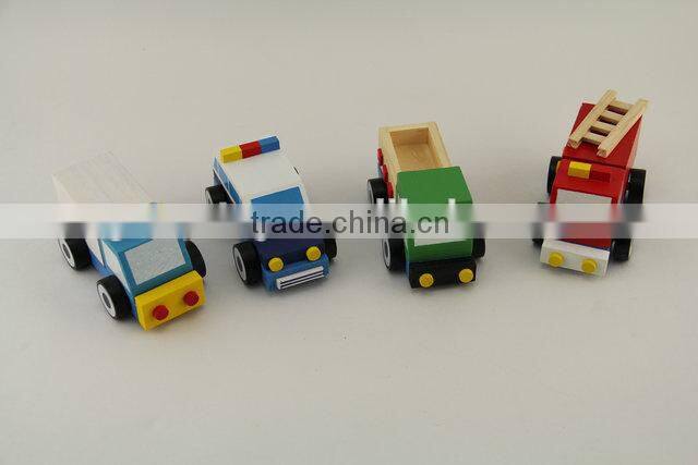 Wooden ambulance toy,wooden police toy, wooden toy trucks and cars