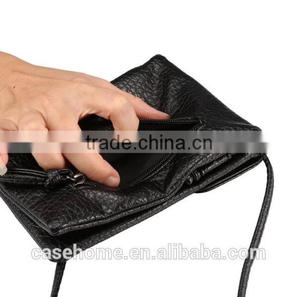 PU Material Shoulder Bag Universal Cover Case for Samsung Galaxy A8