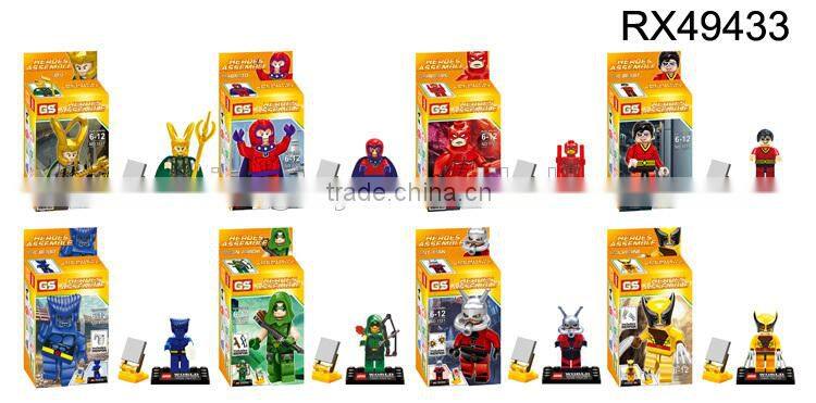Hot sale super heroes star war minifigure blocks toys