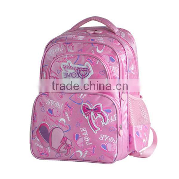 Chic design durable in use primary school kids backpack