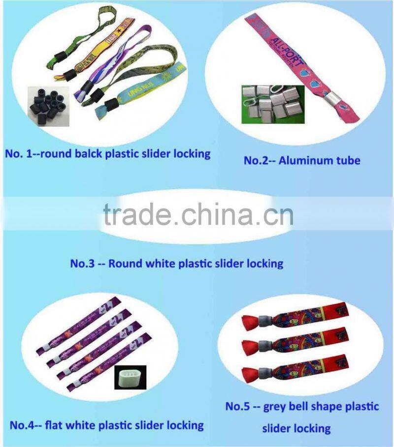 fashion custom fabric bracelets,cheap custom woven wristbands