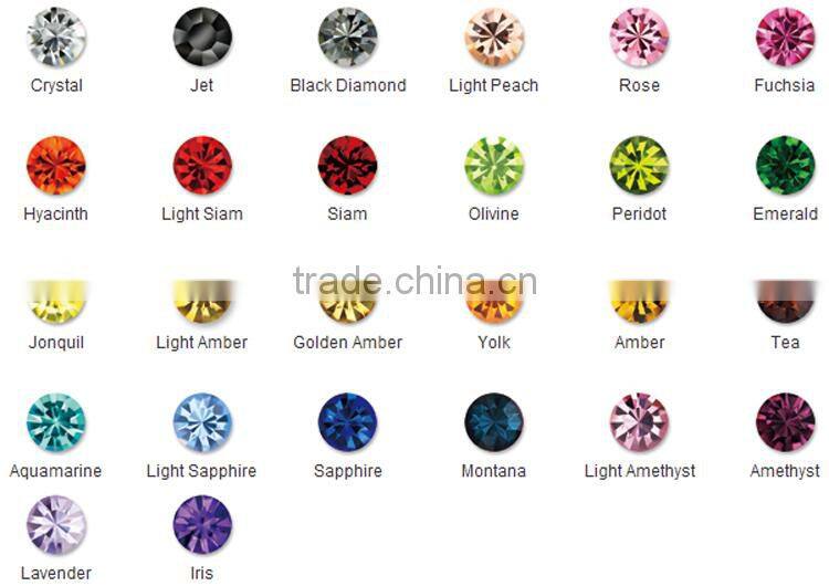 Crystal fancy droplet glass stone