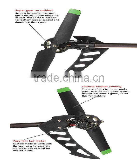 New & Improved WL V911 4 CH Single Rotor Helicopter Version 2 Red / White by WE-R-KIDS(252905)