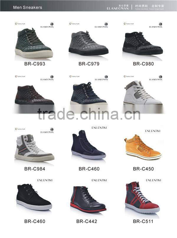 Durable outsole leather men woodland safety shoes