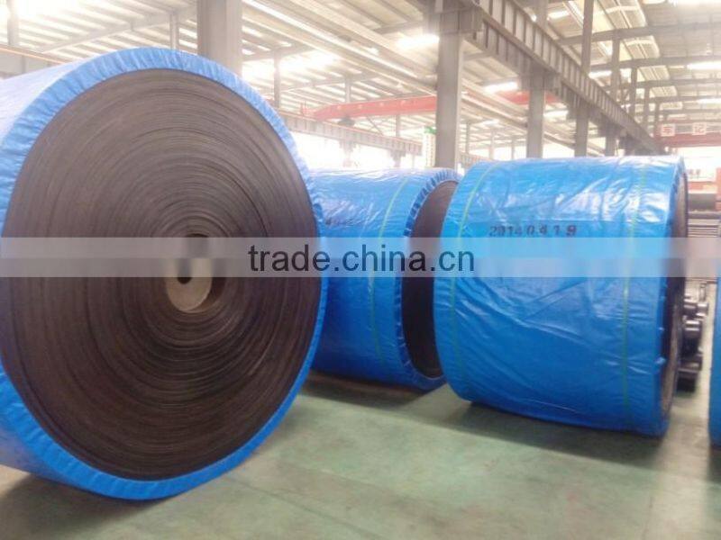 EP polyester/ fabric Flat Heating Resistant Conveyor Belt