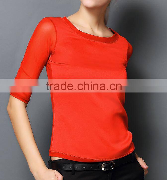 chiffon ladies blouses fashion 2016 ethnic long tunic for women