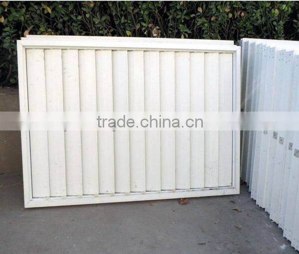 Insulated fiberglass window shutter, chemical resistant frp window blind