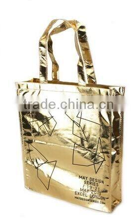 Metallic Laminated Shopper Bag