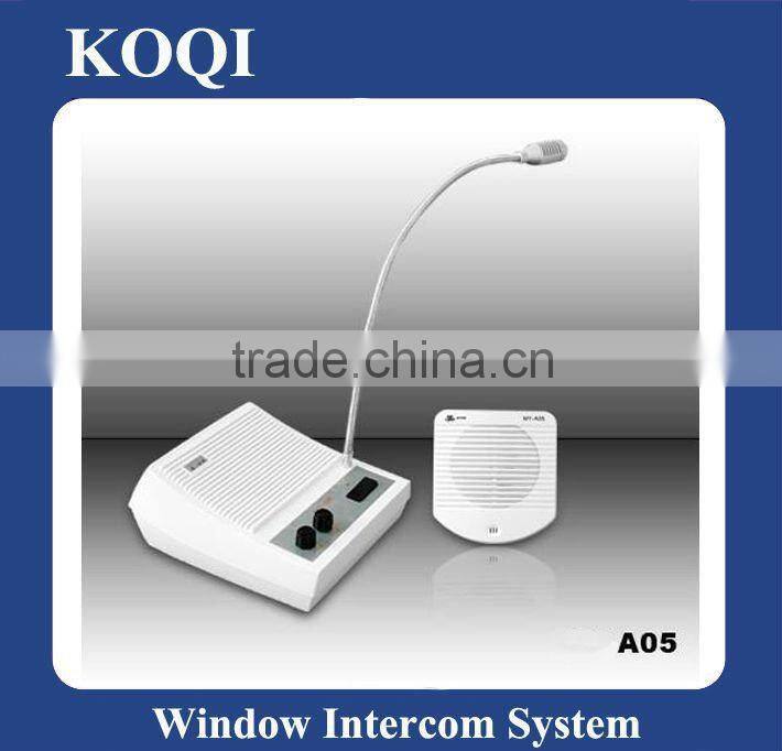 Most popular! A-05 Window Intercom for Bank Counter with CE certificate