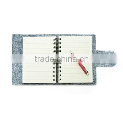 Recycle Felt Spiral Notebook