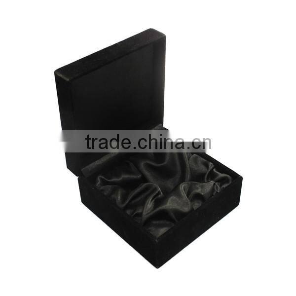 High gloss piano black wooden perfume bottle box