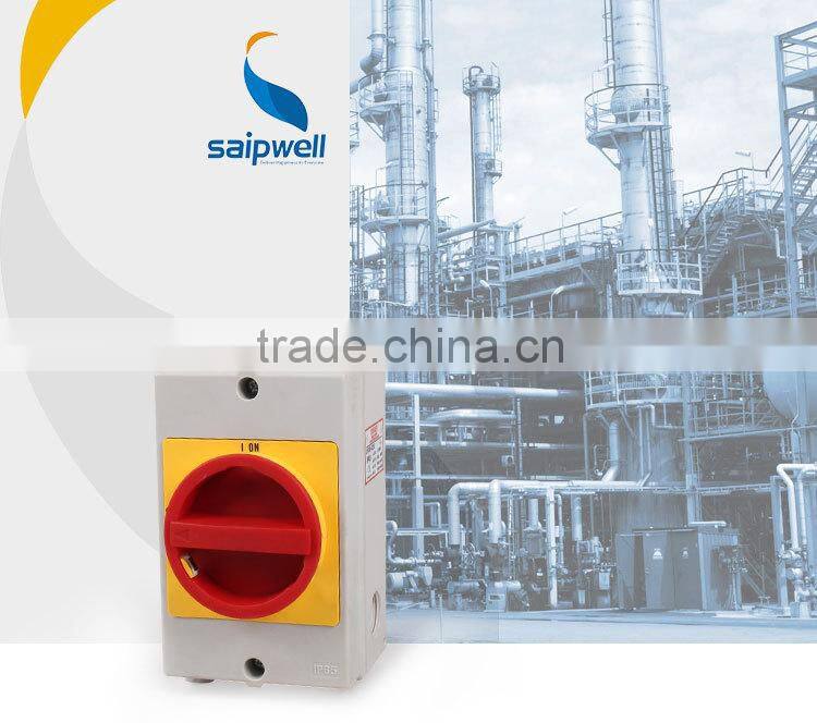 SAIP/SAIPWELL China 32A Waterproof Electrical miniature rotary switch