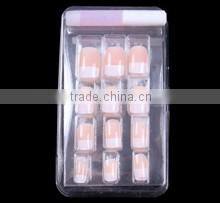 12 PCS Fashionable Nail Art Fake French Nails