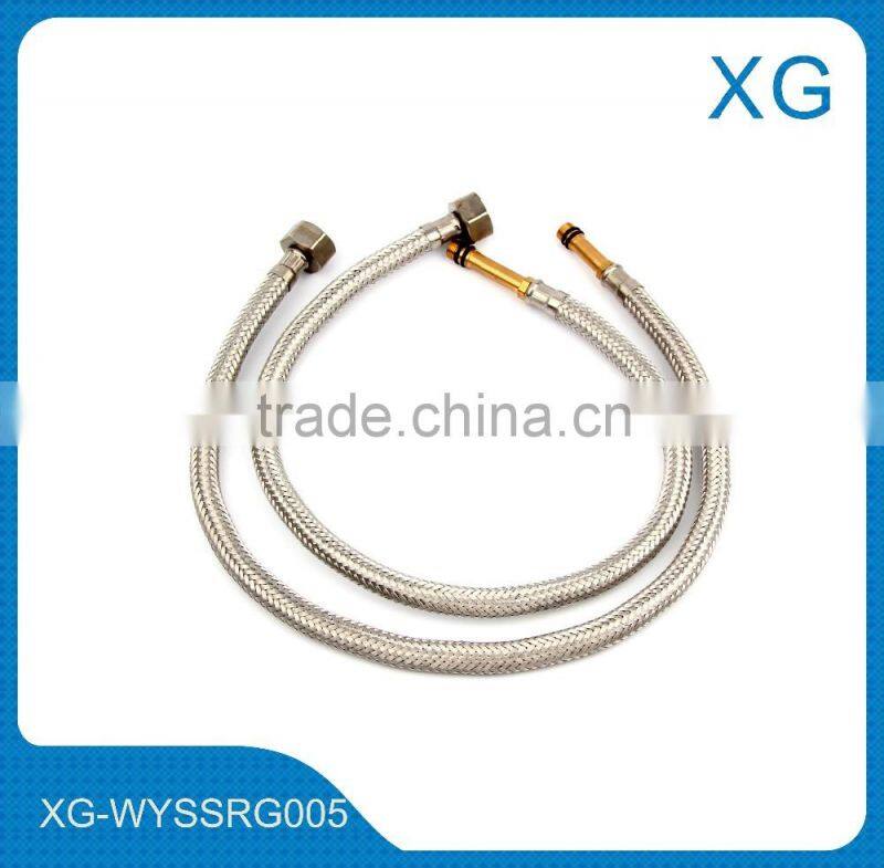 F1/2*F1/2 stainless steel wire braiding flexible hose/kitchen sinks heater basin knitted inlet hose/gas hose steel flexible hose