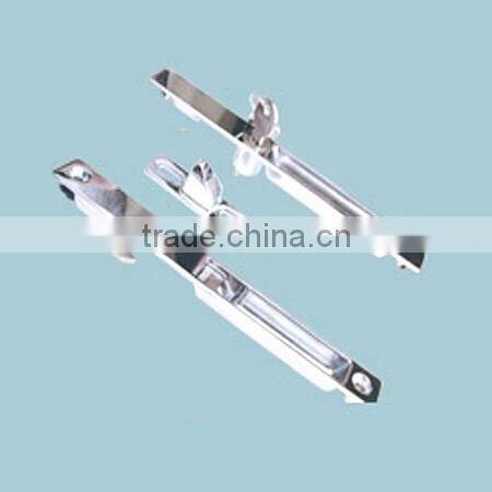 Double Sides Window Lock Aluminum Sliding Latch Lock With Lock Key