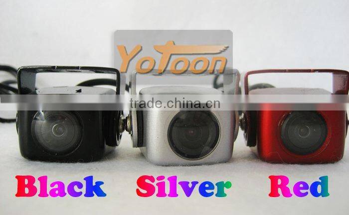 Car rearview camera with guard line function and CMD effect