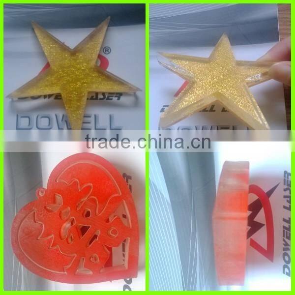 CO2 150/200W co2 laser cutting bed cut thin metal(0.5--2mm ss or cs) and nonmetal(like 25mm acrylic)